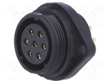 Soclu SP21 mamă WEIPU PIN: 7 IP68 15A 500V 1,5mm2 -25&divide;85&deg;C
