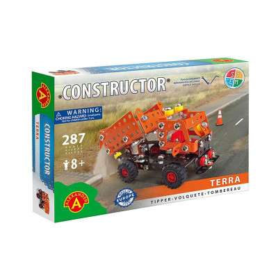 Set constructie 287 piese metalice Constructor Terra Basculanta, Alexander EduKinder World foto