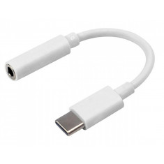 Adaptor USB tip c - Jack 3,5mm, alb