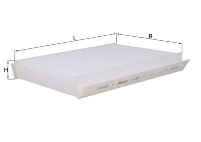 MAHLE LA 889 Filtru, aer habitaclu foto
