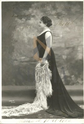 FOTOGRAFIE, SOPRANA TOTI DAL MONTE ( Antonietta Meneghel ) DEDICATIE, 1935 foto