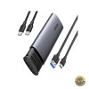 Rack UGREEN CM400 pentru SSD SATA M.2 NGFF Gri