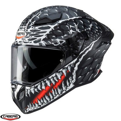 Casca integrala pentru scuter - motocicleta Caberg model Drift Evo II SV Crok H9 negru/antracit/rosu fluor mat Pinlock ready &amp;ndash; lentila Pinlock inclusa foto