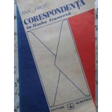 CORESPONDENTA IN LIMBA FRANCEZA-ANA FIROIU-96224