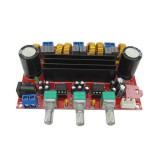 Kit amplificator 2.1, Clasa D, putere 2 x 50W + 100W, TPA3116D2, AVEX