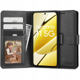 Husa Tech-Protect Wallet Wallet pentru Realme 11 5G Negru, Silicon