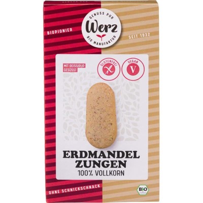 Fursecuri din Faina Integrala de Orez si Arahide Fara Gluten Bio 125 grame Werz foto