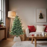 VidaXL Guler pentru Pomul de Crăciun Alb 50 x 50 x 25 cm 42020178