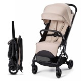 Carucior Sport Kinderkraft INDY3 Misty Beige, Pliabil, 6.4 kg, De la nastere - 15 kg