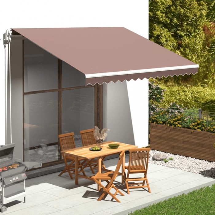 P&acirc;nză de rezervă copertină, maro, 4x3,5 m