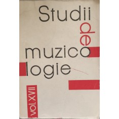 Studii De Muzicologie Vol. Xvii - Vasile Vasile , E868