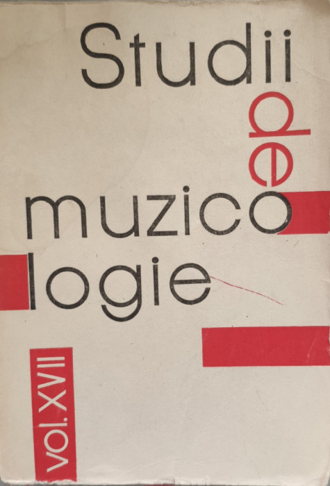 Studii De Muzicologie Vol. Xvii - Vasile Vasile ,558004