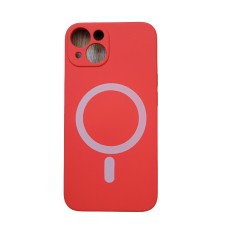 Huse silicon cu protectie camera MagSafe Iphone13 , Rosu