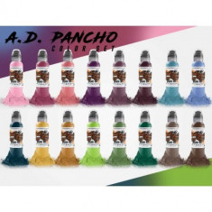 Set A.D. Pancho ProTeam World Famous Ink - 16x30ml foto