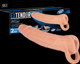 Extendor Prelungitor Penis si Masturbator, 2 in 1, [21cm]