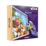 Set creatie wood &amp; craft - succulents, 21*21cm - joy, Okto