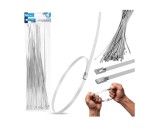 Set cleme din inox, 4,6x400mm, 100 bucati, Geko G17255