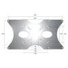 NM Newstar vesa adapter plate 400x200, Neomounts
