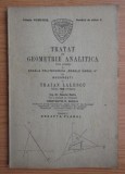 Tratat de geometrie analitica, vol. 1 Dreapta, planul Traian Lalescu 1938