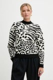 Morgan pulover culoarea bej, cu turtleneck, MFELIXA