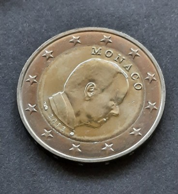 2 Euro &amp;quot;Albert II&amp;quot; 2012, Monaco - A 3513 foto