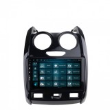 Navigatie Dacia Duster (2012-2019) 8GB RAM Android 13 Octacore Slot Sim 4G DSP GPS Wi-FI Carplay Android Auto USB Bluetooth Waze Touchscreen 9 Inch