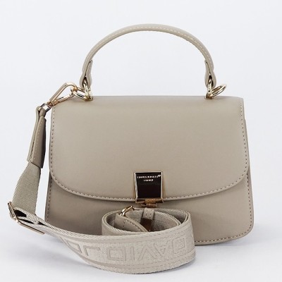 Geanta mica taupe David Jones Paris CM7288 14 foto