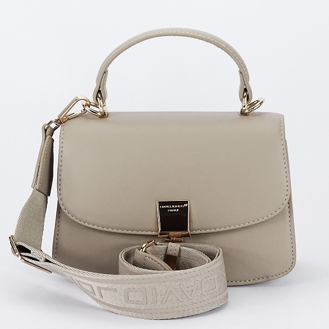 Geanta mica taupe David Jones Paris CM7288 14