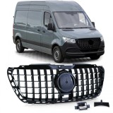 Grila frontala sport neagra lucioasa, potrivita pentru Mercedes Sprinter W907 910 din 18 Performance AutoTuning
