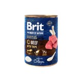 Conserva Brit, Hrana Umeda Pentru Caini, Vita Si Burta, 400 Gr