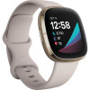 Smartwatch Fitbit Sense, NFC, Lunar White