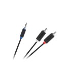 Cablu Jack 3.5 mm la 2x RCA 10m Cabletech