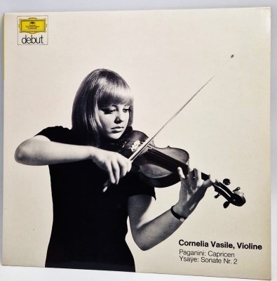 lp vinyl CORNELIA VASILE / Paganini : Capricen / Ysaye : Sonate no. 2 _ NM 1970 foto