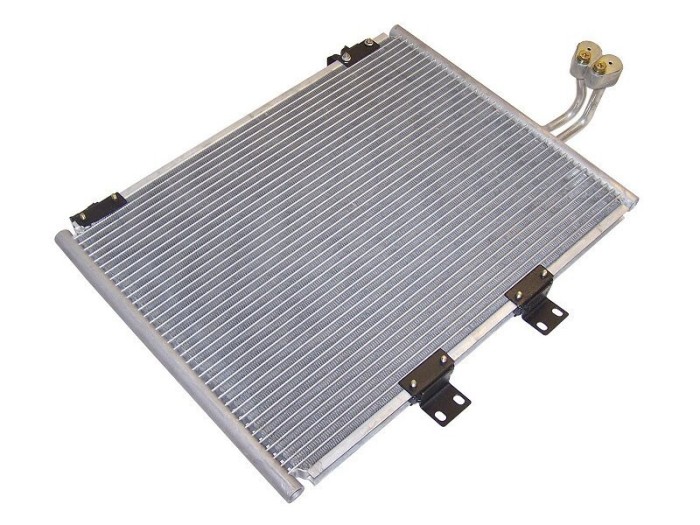 Condensator climatizare Jeep Wrangler, 01.2000-12.2001, motor 2.5, 87 kw; Wrangler, 12.2001-04.2007, 4.0 R6, 130 kw benzina, full aluminiu brazat, 52