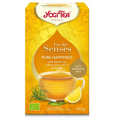 Ceai pentru Simturi Fericire Pura Bio 20pl Yogi Tea foto