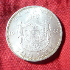 Moneda 500 lei 1944 Mihai I - argint cal. AUNC