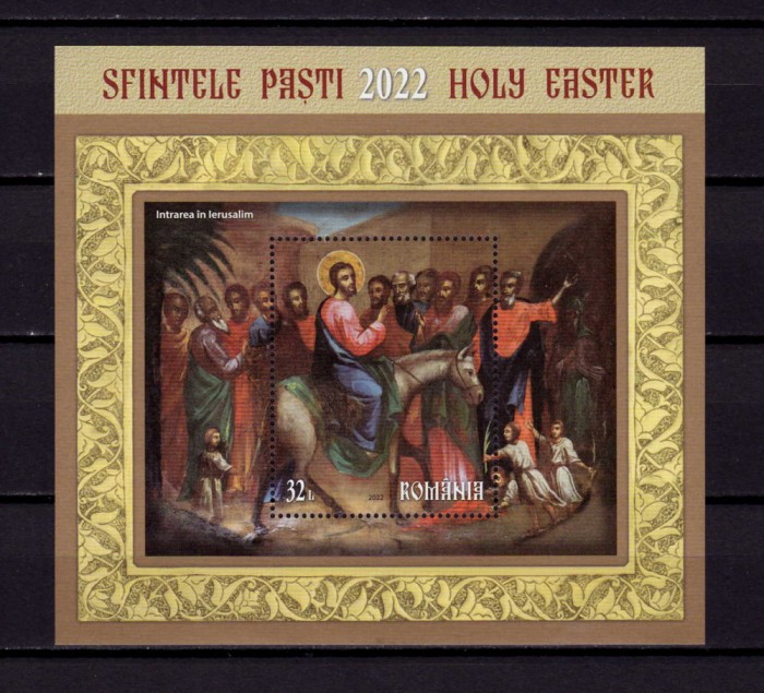 ✅RO 2022 LP 2361a &quot;Sfintele Pasti&quot;, colita 893 ,MNH