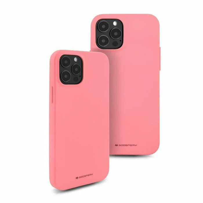 Husa Cover Mercury Silicon Jellysoft pentru Iphone 14 Plus Roz