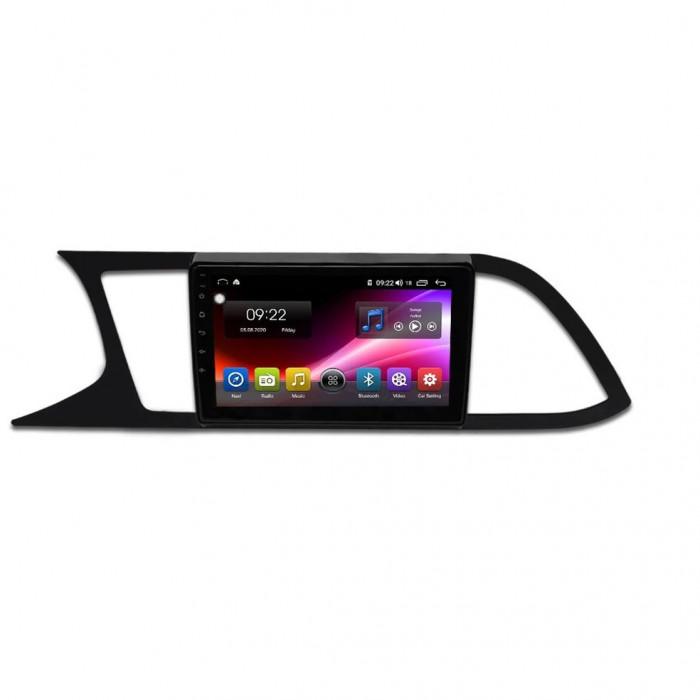 Navigatie Auto Multimedia cu GPS Seat Leon 3 (2014 - 2020), Android, Display 9 inch, 2GB RAM +32 GB ROM, Internet, 4G, Aplicatii, Waze, Wi-Fi, USB, Bl
