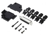 Conector D-Sub 25 Pin Mamă cu Șuruburi pe Cablu
