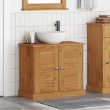 vidaXL Unități de vanitate pentru baie maro miere 67.5 x 34 x 59 cm