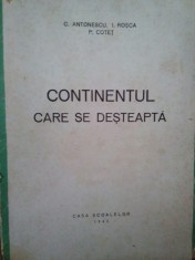 C. Antonescu, I. Rosca, P. Cotet - Continentul care se desteapta (Editia: 1943)