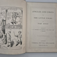 Carte veche 1865 Tom Hood Jingles and jokes for the little folks engleza