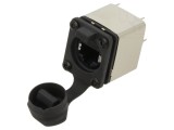 Conector RJ45 Cat 5e ecranat cu capac - AMPHENOL
