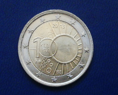 M3 C50 - Moneda foarte veche - 2 euro - omagiala - Belgia - 2013 foto