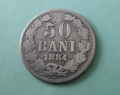 50 bani 1884 foto