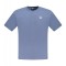 Tricou barbati, cu mini logo brodat, Regular fit, Albastru, S
