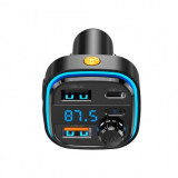 Modulator FM, Incarcator Auto 3,1A, Bluetooth XO-BCC08, 2xUSB, USB Type-C, MP3 Player, Blister