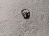 Inel Argint Vintage Ametist Inimioara 17mm, 2.9g, 3 Carate - Inel Argint Ametist, Inel Vintage Argint