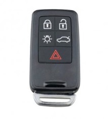 Cheie completa Topautochei&reg; pentru Volvo XC60 S60 S60L V40 V60 S80 XC70 5 butoane, 433 Mhz PCF7945/7953 chip Non-Keyless